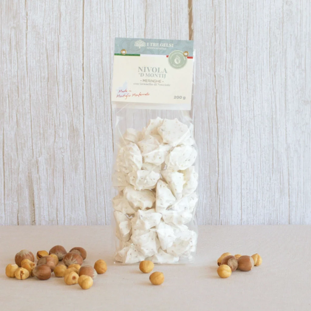 Meringhe con Granella di Nocciola 100g